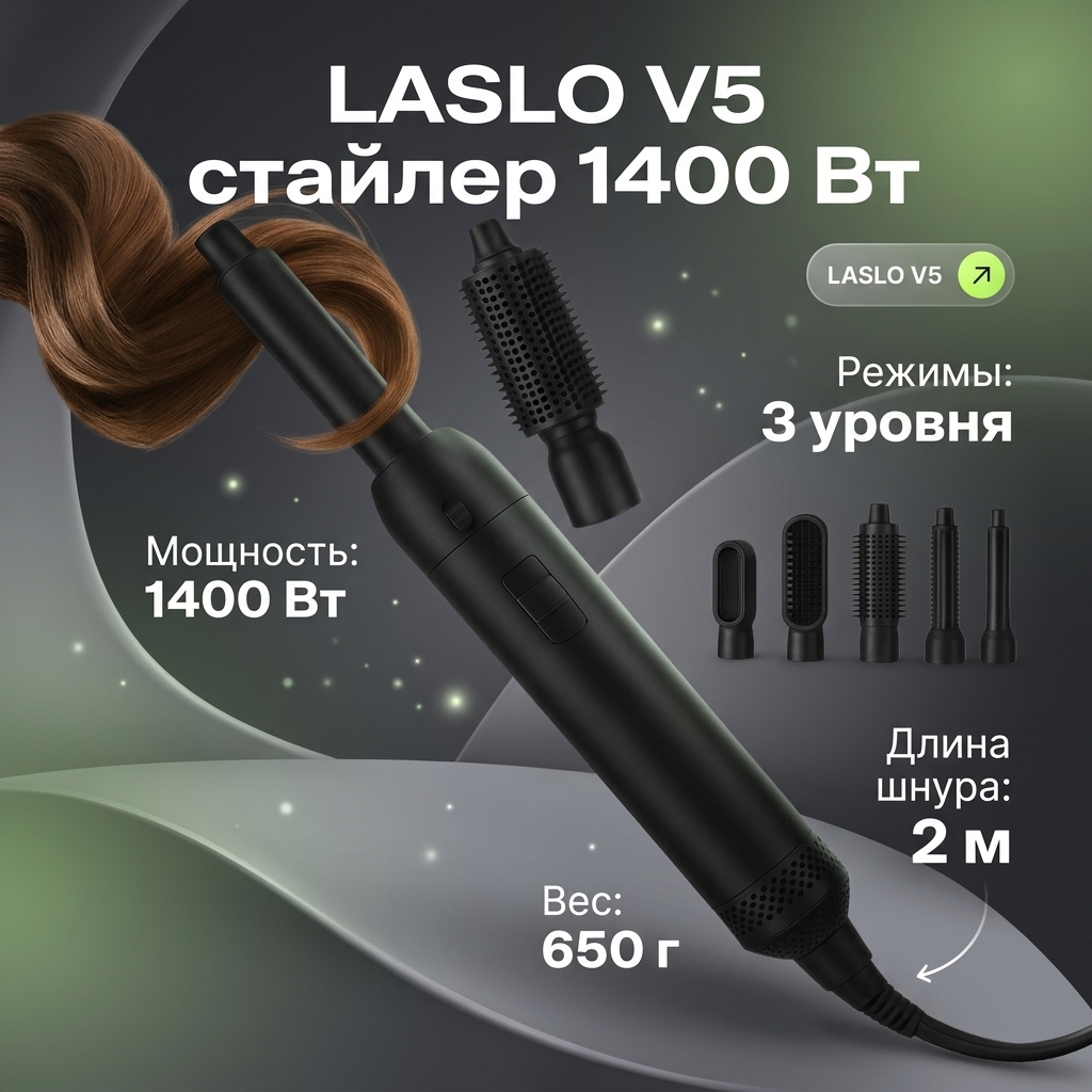 AI инфографика — стайлер LASLO V5